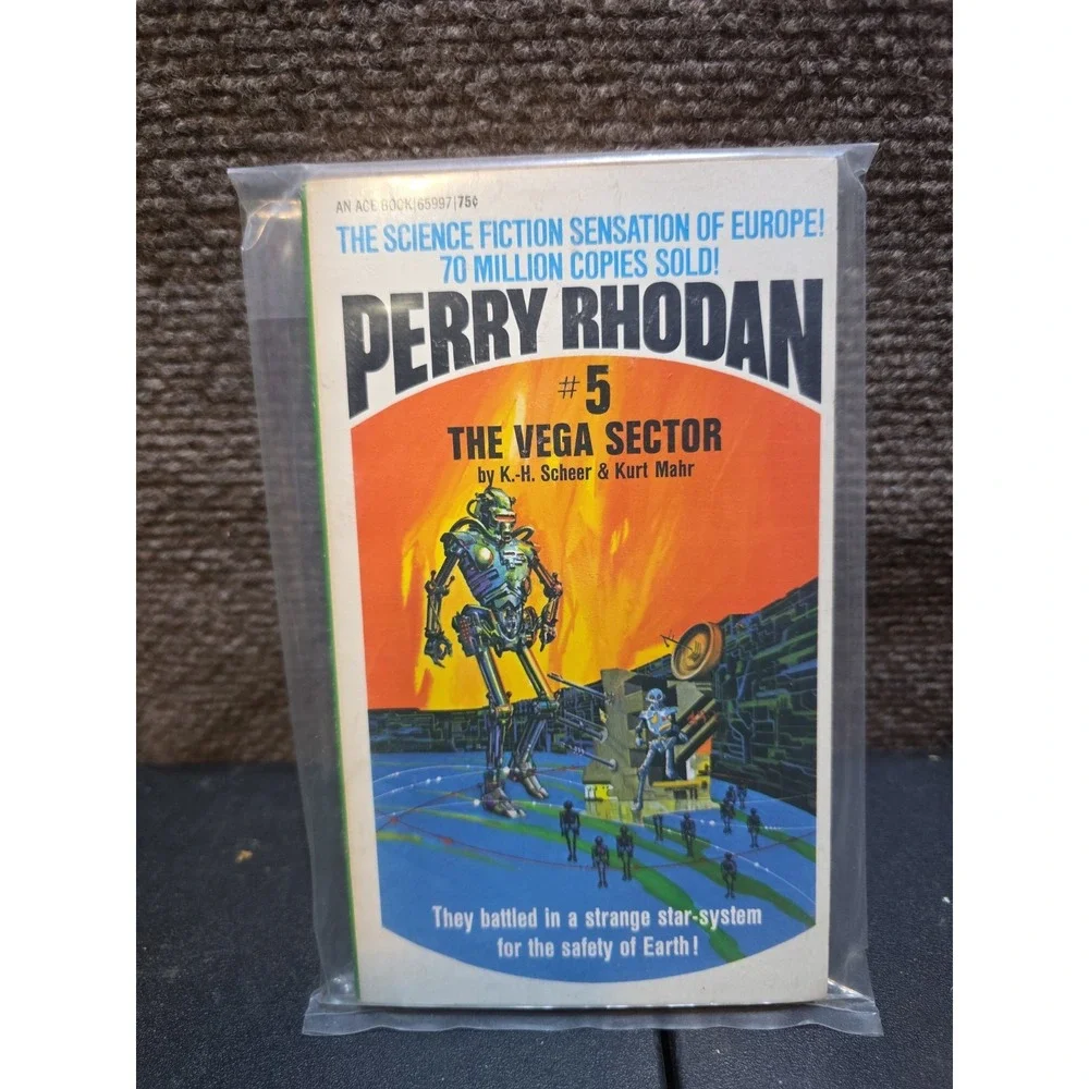 PERRY RHODAN #5 by K.-H. Scheer & Kurt Mahr (1970) Ace SF pulp pb Gray Morrow